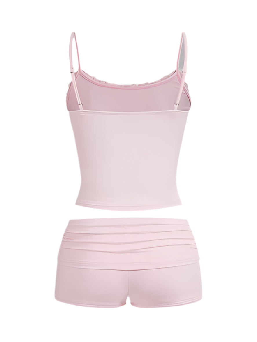 Lace Cami Shorts Set