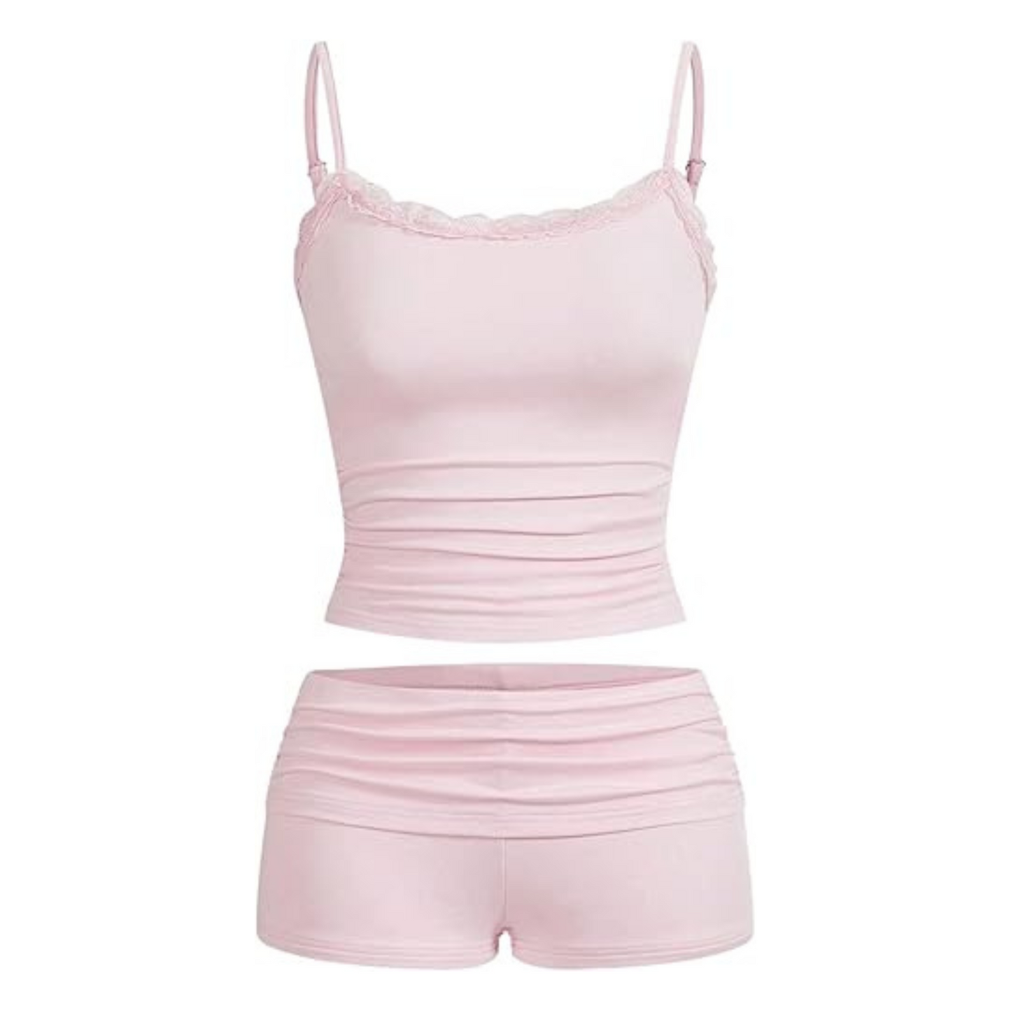Lace Cami Shorts Set