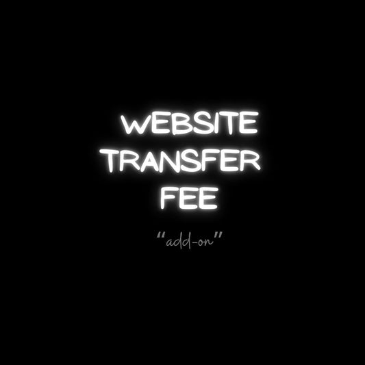 Website Transfer Fee